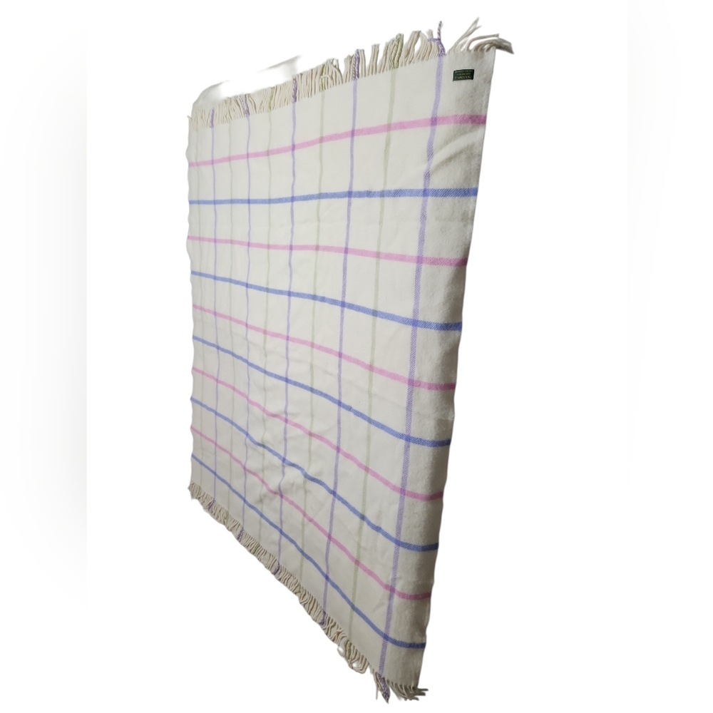 Tweedmill Fringed Plaid Throw Blanket